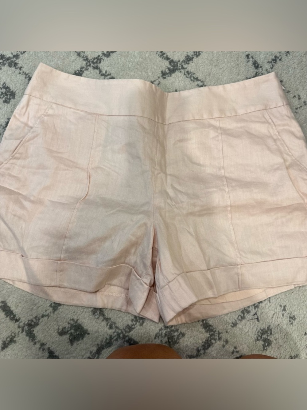 LOFT Blush Pink Tailored Bermuda Shorts